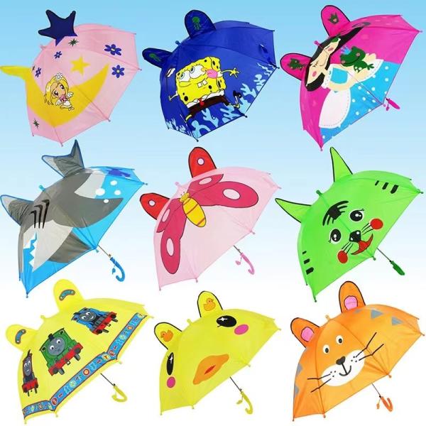 Personalized Boys Girls Children Umbrella 3D Animal Pattern Carton Cute Animal