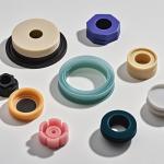 30-90 Shore A Resilient Compression Molded Rubber Parts For Industrial