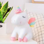 Lazada Unicorn Stuffed Animal Plush Toys Girls Gifts with Rainbow Wings White 12
