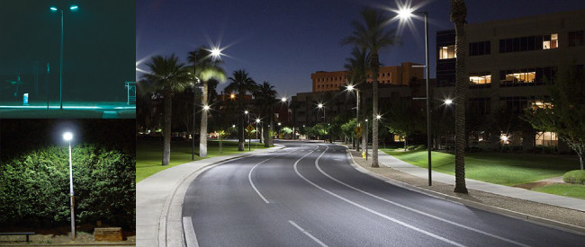 IP67 IK10 180LM/W High Power Led Street Light Customized Color Design