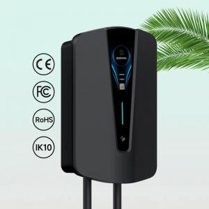 Wholesale App Control Swipe Card 32A 48A Fireproof PC Home Smart Wall EV Charger American Standard from china suppliers