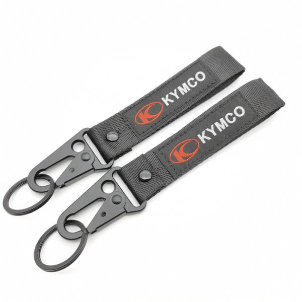 Premium Lifestyle Key Holder - Versatile Black Fabric & Branded Embroidery -