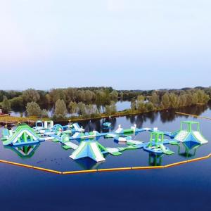 Wholesale Oxford Inflatable Aqua Fun Park / Customized Inflatable Water Park Games For Lake from china suppliers