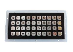 Wholesale Dynamic Waterproof Metal Keypad IP67 Stainless Steel 40 Keys Titanium from china suppliers