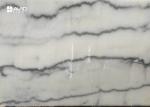 Customized White Marble Bathroom Floor Tile Stable Chemical Composition