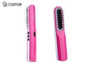 Wholesale PTC Heating Home Beauty Machine , Wireless Hair Straightener Brush Comb from china suppliers