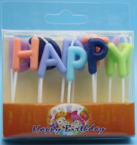 Wholesale Wax 13pcs English Letter Shaped Candles For Birthday Cakes from china suppliers