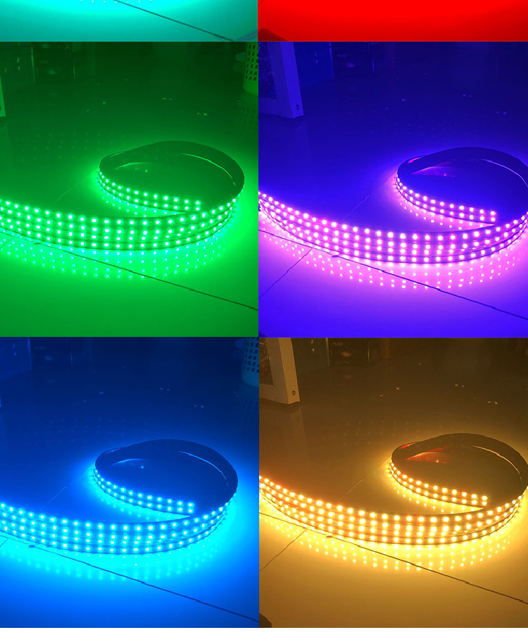Colorful Voice Control Ambience Car Headlight Led Strip Decorative RF Rgb 5050