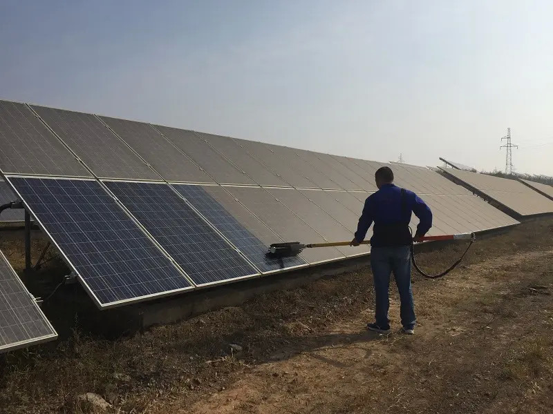 DC 24v Solar Panel Washing Machine Electric Customized For PV Panels