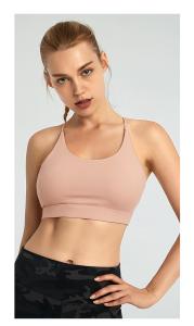 Wholesale wear resistance Paded Womens Sports Bra Binding Straps Back from china suppliers