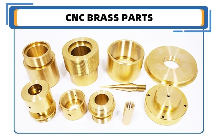 Precision CNC Brass Parts Electroplate CNC Machining Copper Parts
