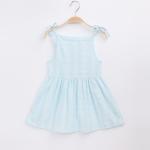 New baby girls summer children's clothing sleeveless dress linen cotton newborn