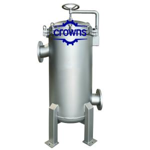 Wholesale Large flow 10 20 30 40 inch stainless steel cartridge filter housing precision cartridge filter from china suppliers