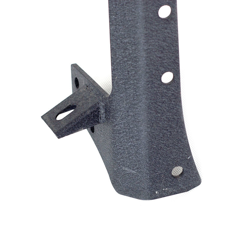 Flexible Iron Black Durable LED Lightbar Bracket For Jeep Wrangler