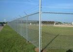 Aluminum Chain Link Fence Fabric Waterproof 50x50 Mesh White Color