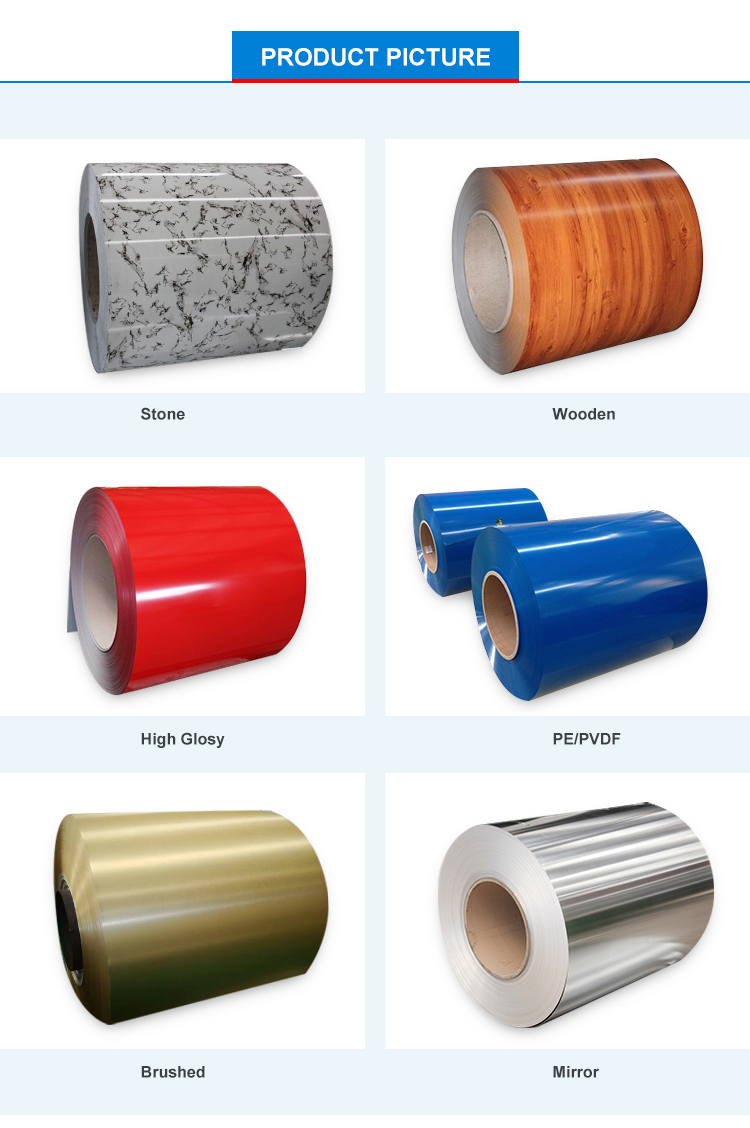 3003 Prepainted Aluminum Sheet Coil H112 Punching 2200mm