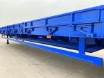 4 Axle Lowbed Semi Trailer Truck 120ton Super-Wide Gooseneck Trailer