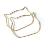 Colorfast Cat Ear Metal Bag Handles Smooth Edge For Wallet And Clutch ODM