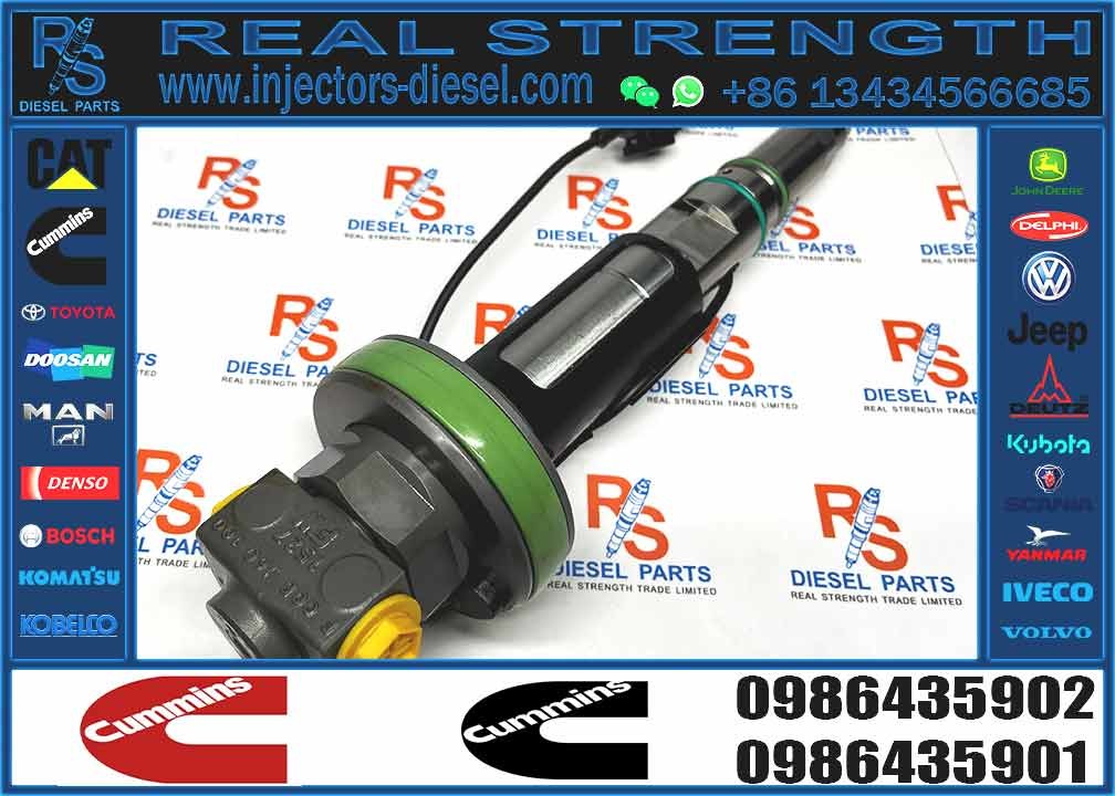 Quality Goods Common Rail Diesel Fuel Injector 2882077 0986435901 F00BJ00006 For Cummins QSK19 QSK38 QSK60