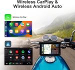 Wireless CarPlay Motorcycle Navigator 5-Inch Touch Screen for Driving and