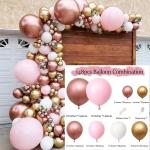 Pink Blue Latex Balloon Arch Kit Set Wedding Birthday Party Decoration Balloons