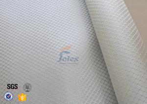 Wholesale Satin Weave 220gsm Silver Coated Fabric Fiberglass Cloth Thermal Insulation from china suppliers