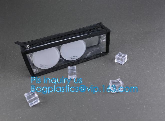 file pouch slider zipper bag, slider zipper bag for jewellery, pencil case, Clear Soft Pvc Zipper Blanket Packing Bag Ha