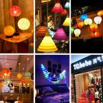 Colorful Aluminum Coating B22 Decorative Light Bulbs