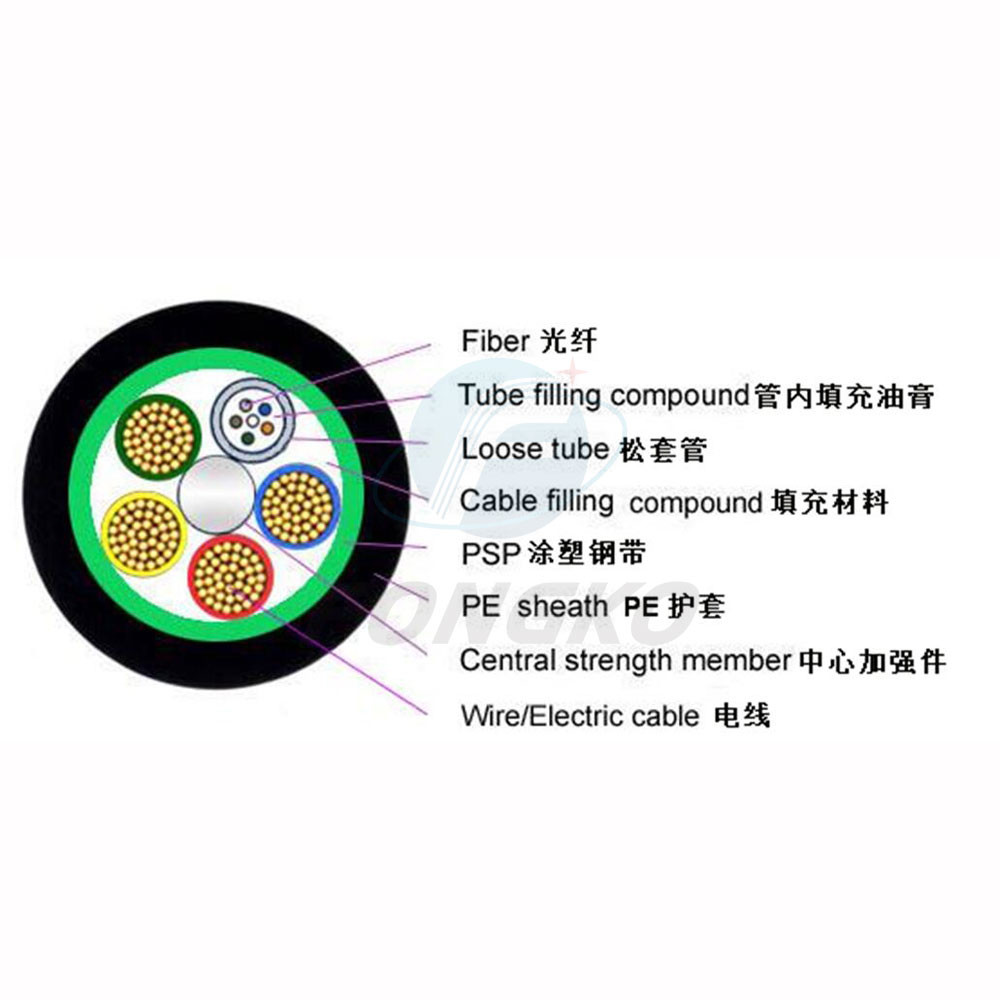 Flexible 250um Gdts Communication Fiber Optic Cable For Network