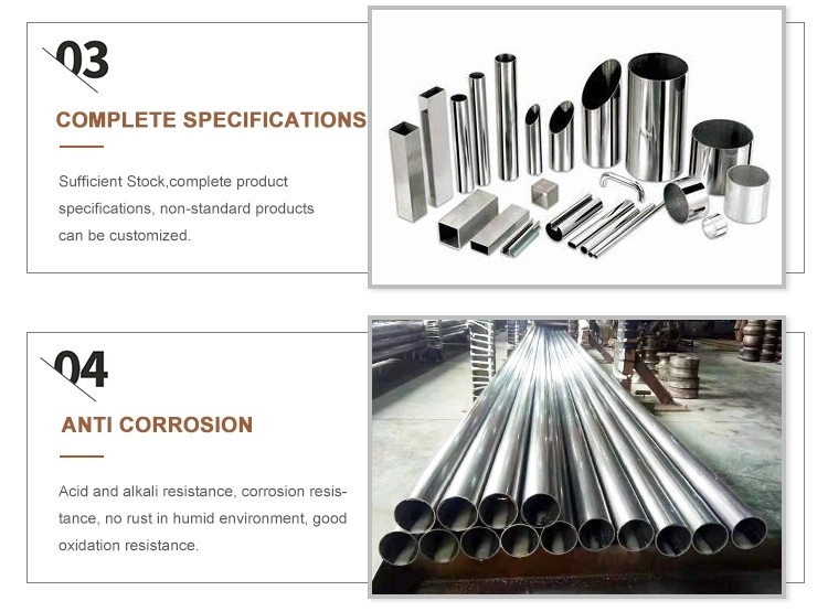 63mm Round Stainless Steel Seamless Pipe 89mm 102mm Diameter 304