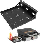 Heavy Duty Grill Side Shelf Griddle Accessories High Carbon Steel Griddle Side