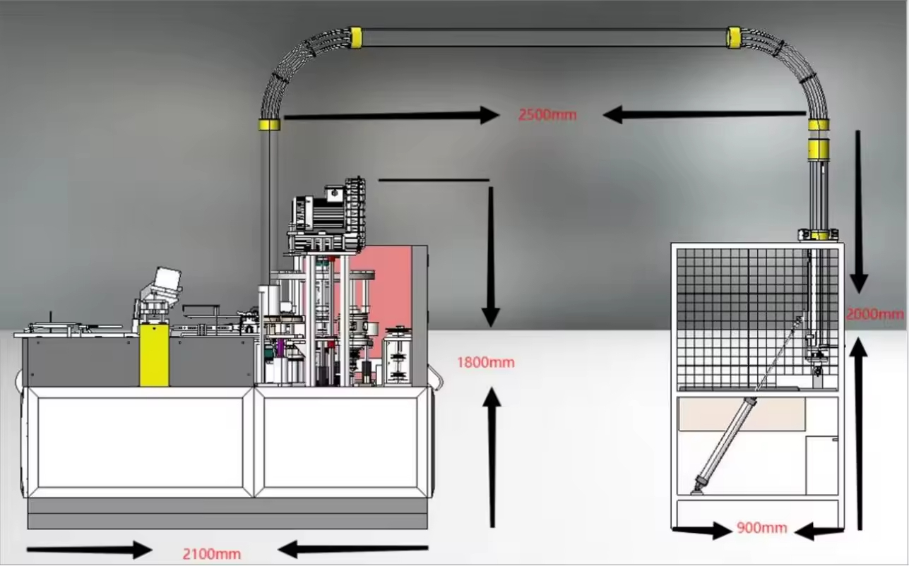 High Speed 100-110pcs/min Fully Automatic Paper Cup Making Machine for Direct Purchase