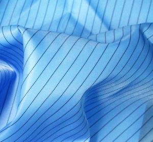 Wholesale Cleanroom Workwear ESD Fabric Dust Proof Conductive Anti Static Twill Style from china suppliers