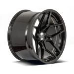 18 19 20 inch two piece aluminum car wheel brown colour brush PCD 5x114.3 forged