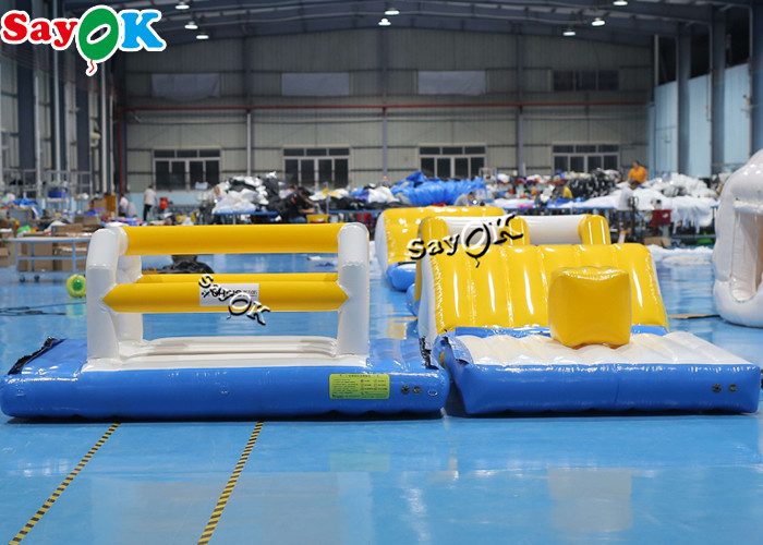 Customized Giant Adult Water Inflatable Obstacle Course Inflatable Water Pillow For Outdoor