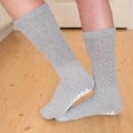 Polyester and Cotton Socks Anti Slip Patient Safety Design