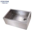 Rectangular Welding Farmer House Stainless Steel Kitchen Sink With Large