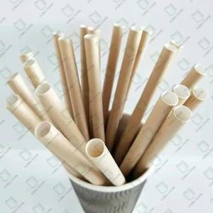 Wholesale Eco Friendly Holiday Party Supplies Biodegradable OEM Custom Food Grade Paper Straws from china suppliers