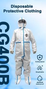 Wholesale CG400B Disposable Medical Gowns Ppe Surgical Gowns Anti Static from china suppliers