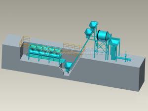 Wholesale Compound NPK Granular Fertilizer Bulk Blending Production Line Machine from china suppliers