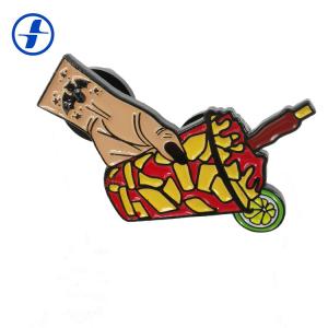 Wholesale Wholesale metal dye black Customized soft enamel badge lapel pins from china suppliers