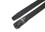 Gunmetal Automatic Buckle Genuine Leather Dress Belt / Business Mens Ratchet