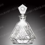 Transparent Luxury Spirits Tequila Square Bottle