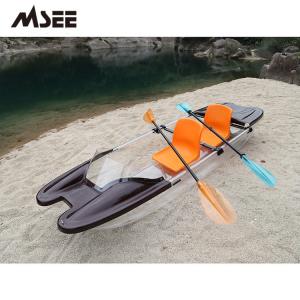 Wholesale Cruising Polycarbonate Glass Kayak Transparent Kayak With Two Seat Free from china suppliers