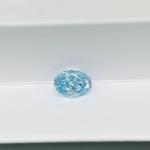 ZKZ Diamonds 1 Carat Size Oval Loose Lab Grown Blue Diamonds VVS2