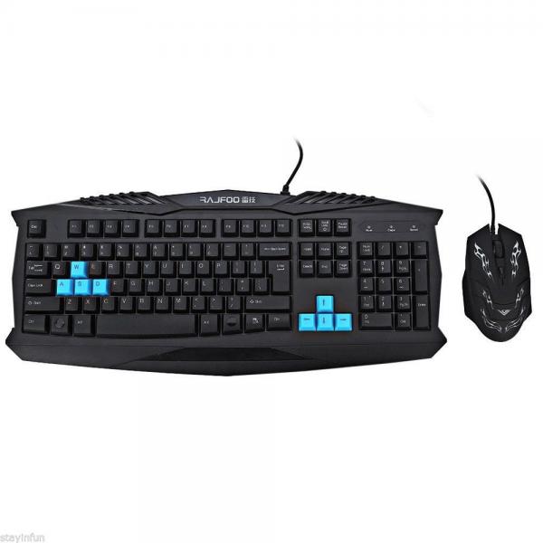 Quality 3-Color LED Illuminated Backlit Backlight USB Wired Gaming Keyboard for PC for sale