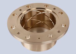 China High Strength Bronze Alloy Flanged Sleeve Bearing For Injection Molders on sale