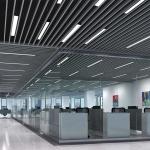 30 W Fireproof Linear Baffle LED Ceiling Light For Hospital