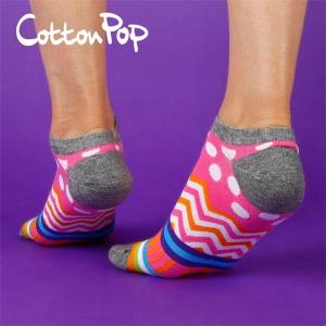 Wholesale Colorful design high quality breathable summer AZO-free OEM ship socks for women from china suppliers