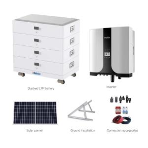 Wholesale Hybrid Inverter Solar Energy Setup 20kw Panels and Battery Storage for Home Electricity from china suppliers